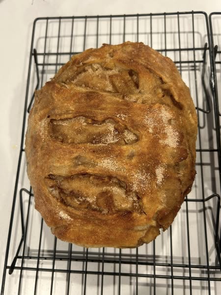 Apple Cider Cinnamon Swirl Bread