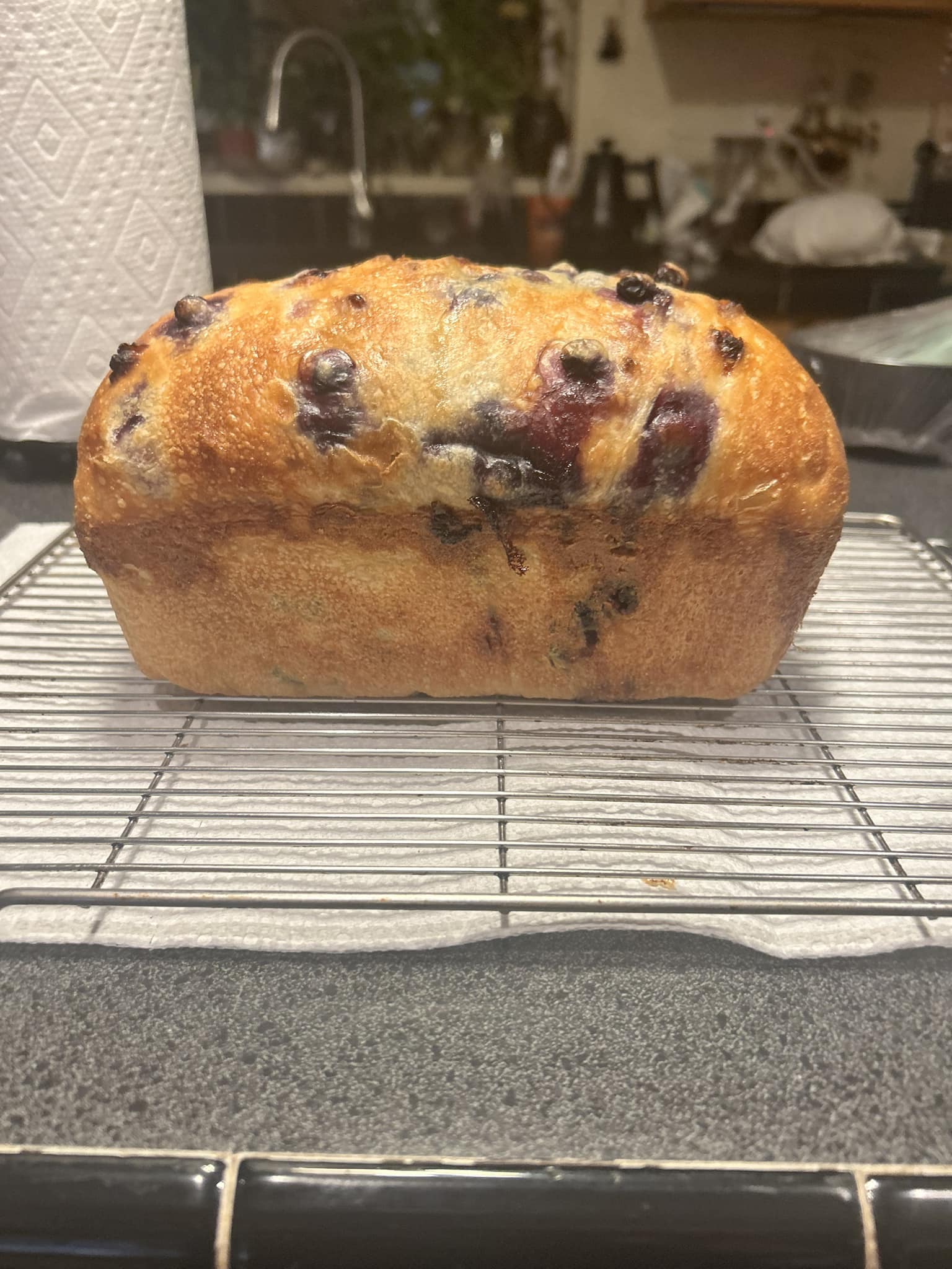 Lemon Blueberry Cream Cheese Sourdough