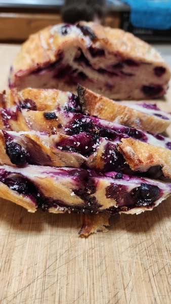 Lemon Blueberry Sourdough Loaf Recipe