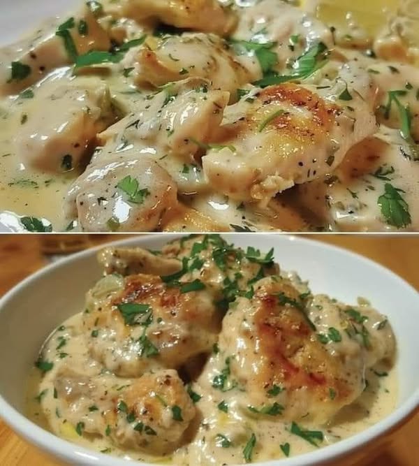 Low Carb Creamy Garlic Chicken